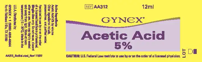 GYNEX AA312 5% Ácido Acético (Caja/12 viales) GYNEX AA312 5% Acetic Acid (Box/12 vials), AA312, aa312, Gynex, gynex, acetic, acid, acetic acid, 5%, GYNEX AA312 5% Ácido Acético, acido, acetico, acido acetico, 