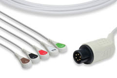 Zoll 8000-1005-01 Cable de 5 Derivaciones Serie M zoll 8000-1005-01 5 lead cable AAMI