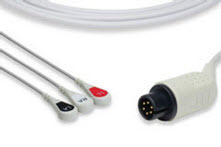 Zoll Reemplazo del cable de 3 Derivaciones (Diferentes Versiones) Zoll, reemplazo, 3 derivaciones, cable